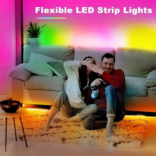 LED Light Strip with Remote Control, USB Powered RGB Color Changing LED Light Strip, Decorative Light Strip for Home Party Decoration, LED Lights Strip