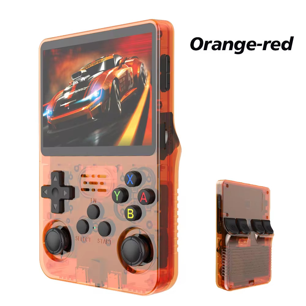 R36S Retro Handheld Video Game Console Linux System 3.5 Inch IPS Screen R35S Pro Portable Pocket Video Player 64GB Games