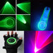 2022 Newest RGB Vortex Laser Gloves Stage Props Nightclub Dancer Costume LED Light Gloves Performance Suppliers