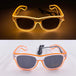 Luminous Fluorescent Glasses LED Glowing Party Supplies Steampunk Glasses with Lights Flashing Neon Goggles Glasses Club Props