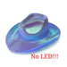 Wireless Disco Luminous Led Bride Cowgirl Hat Glowing Light Bar Cap Bachelorette Party Supplies Flashing Neon Western Cowboy Hat