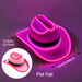 Wireless Disco Luminous Led Bride Cowgirl Hat Glowing Light Bar Cap Bachelorette Party Supplies Flashing Neon Western Cowboy Hat