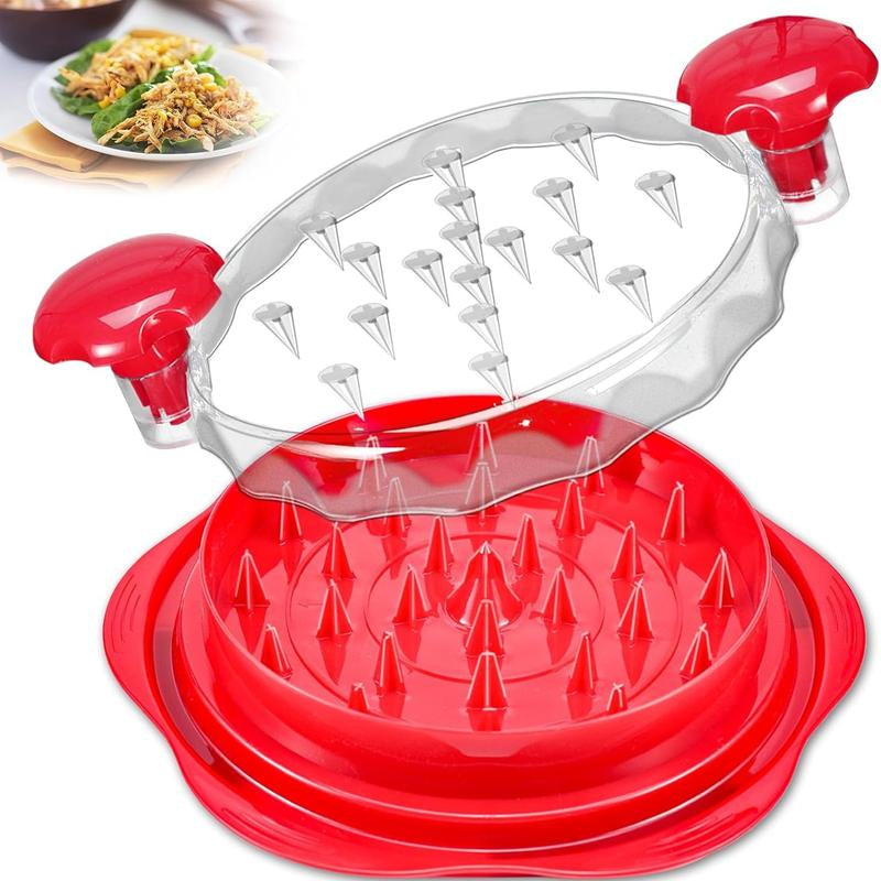 【Buy 2 Free Shipping】Chicken Shredder Tool Twist, Visible Chicken Breast Grinder Machine for Ground Food, Meat & Vegetables