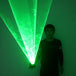 New Green Rotating Laser Gloves Whirlwind Handheld Laser Cannon DJ Dancing Club Tunnel Effect Vortex Laser Glove LED Light