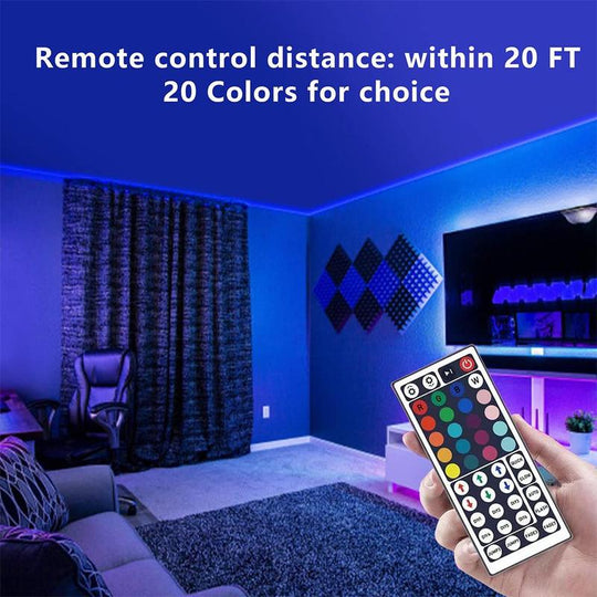 LED Light Strip with Remote Control, USB Powered RGB Color Changing LED Light Strip, Decorative Light Strip for Home Party Decoration, LED Lights Strip