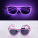 Luminous Fluorescent Glasses LED Glowing Party Supplies Steampunk Glasses with Lights Flashing Neon Goggles Glasses Club Props