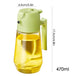 2-In-1 Oil Spray Bottle, 470Ml Oil Dispenser Bottle for Kitchen Cooking, Glass Oil Spray Bottle with Pourer, Oil Sprayer