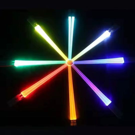 Lightsaber Chopsticks Light up Party Supplies Cool LED Glowing Chopsticks for Concerts Halloween Birthday Holiday Carnival