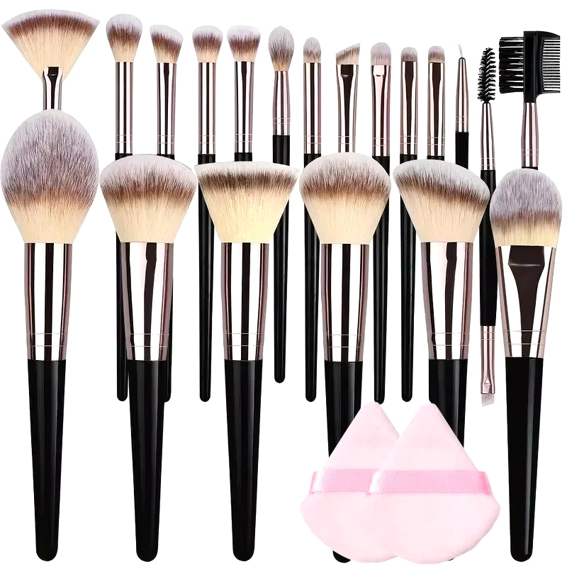 Professional 3-20PCS Makeup Brushes Set Eyeshadow Foundation Concealer Blending Blush Brush 