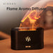 Aroma Diffuser Air Humidifier Ultrasonic Cool Mist Maker Fogger Led Essential Oil Flame Lamp Difusor