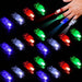 50/100 Pcs LED Finger Lights Glowing Glove Light Halloween Christmas Wedding Celebration Festival Party Decor Christmas Lights