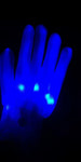 Rainbow Sparkling Gloves Rainbow Luminous Gloves LED Gloves Fluorescent Dance Performance Props Easter Party Gathering Gift