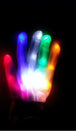 Rainbow Sparkling Gloves Rainbow Luminous Gloves LED Gloves Fluorescent Dance Performance Props Easter Party Gathering Gift