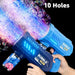 10 Holes Children Electric Bubble Gun Rocket Soap Automatic Bubble Machine Bubbles Gun Kids Summer Outdoor Bubble Blowing Toys