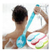 Massager Back Spa Long Natural Body Brush Bath Plastic Bristle Shower