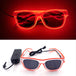 Luminous Fluorescent Glasses LED Glowing Party Supplies Steampunk Glasses with Lights Flashing Neon Goggles Glasses Club Props