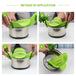 Universal Silicone Clip on Pan Pot Strainer anti Spill Pasta Pot Strainer Food Grade Fruit Colander for Pasta Fruit Vegetable