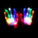 Rainbow Sparkling Gloves Rainbow Luminous Gloves LED Gloves Fluorescent Dance Performance Props Easter Party Gathering Gift