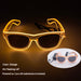 Cool Luminous Colorful LED Light up Glasses Glowing Neon Light Flashing Party Glasses for Nightclub DJ Dance Party Decor