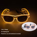 Cool Luminous Colorful LED Light up Glasses Glowing Neon Light Flashing Party Glasses for Nightclub DJ Dance Party Decor