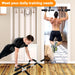 Pull-Up Bar Heavy Duty Simple Doorway Horizontal Bars Trainer for Home Gym Adjustable Alloy Steel Upper Body Fitness Equipment