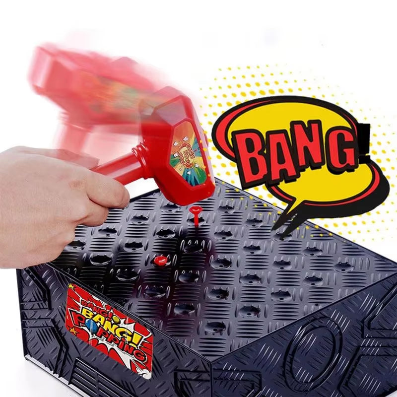 New Fun Whack a Balloon Game Plastic Explosion Box Balloon Box Versatile Dont Pop the Balloon Board Game for Children Adults