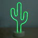 Battery/Usb LED Neon Night Light Sign Flamingo Unicorn Coconut Tree Cactus Pineapple Table Lamp Kids Bedroom Christmas Art Decor