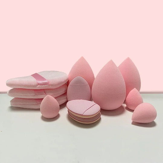 12Pcs Makeup Sponge Blender Beauty Egg Soft Cosmetic Puff Foundation Sponges 