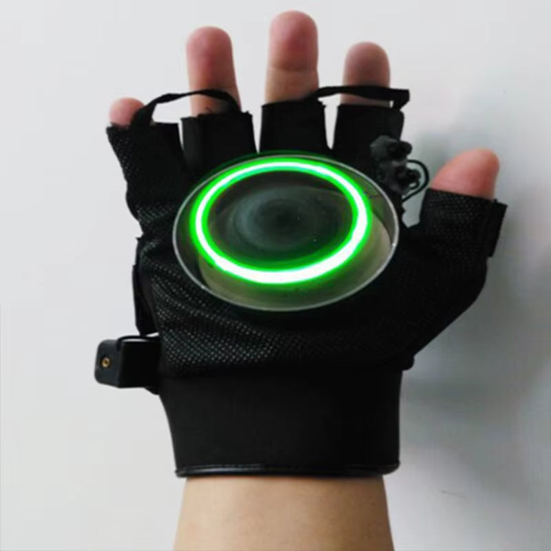 2022 Newest RGB Vortex Laser Gloves Stage Props Nightclub Dancer Costume LED Light Gloves Performance Suppliers