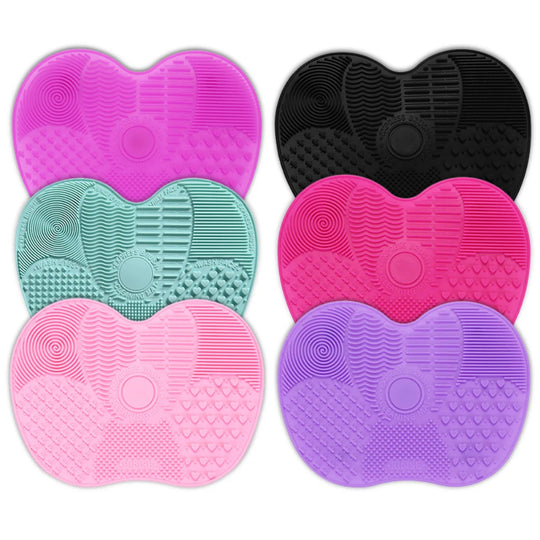 Silicone Makeup Brush Cleaning Pad Mat Brush Washing Tools 