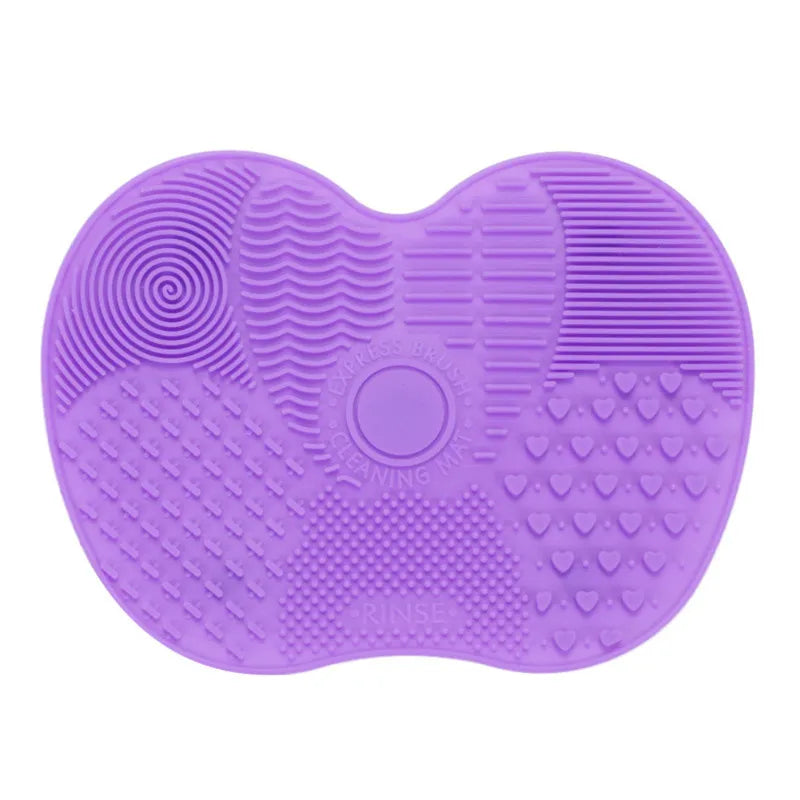 Silicone Makeup Brush Cleaning Pad Mat Brush Washing Tools 