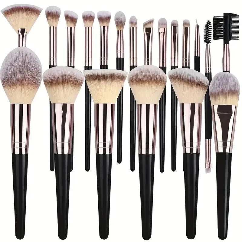 Professional 3-20PCS Makeup Brushes Set Eyeshadow Foundation Concealer Blending Blush Brush 