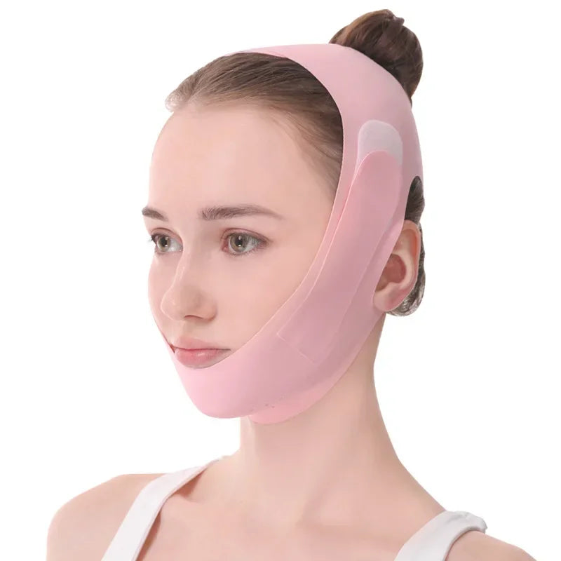 Reusable Face Slimming Bandage V Line Face Shaper Women Chin Cheek Lift up Belt Facial Massage Strap Face Skin Care Beauty Tools