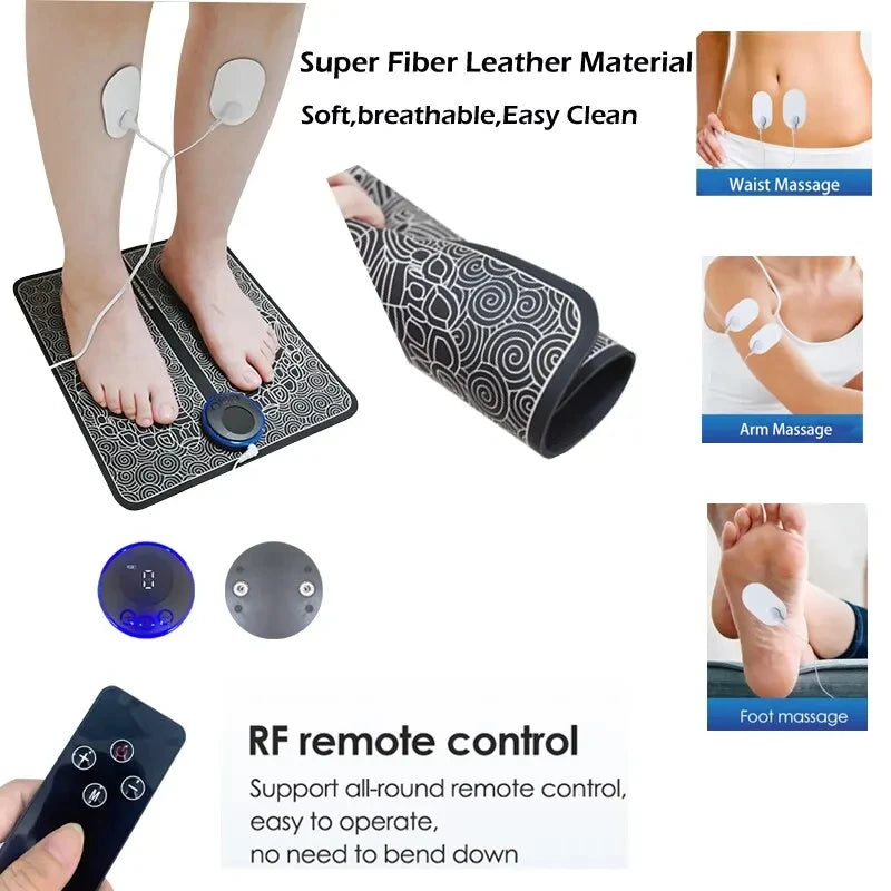 EMS Foot Massager Foldable Intelligent Massage