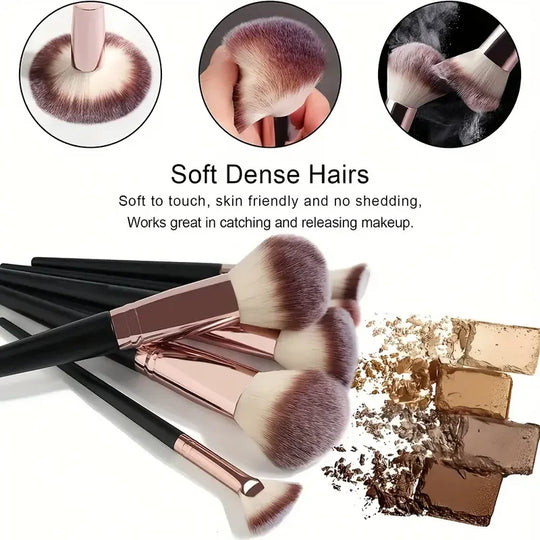 Professional 3-20PCS Makeup Brushes Set Eyeshadow Foundation Concealer Blending Blush Brush 