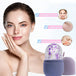 Silicone Ice Roller Massager for Face, Eyes - Natural Skin Care, Cooling and Eliminating Eye Bags, Reusable and Soothing