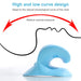 Ergonomic Neck Traction Pillow Pain Relief Neck and Shoulder Relaxer Chiropractic Pillow 