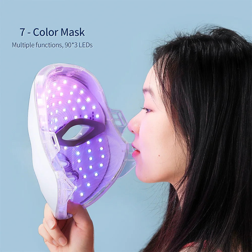 Face and Neck Beauty Machine LED Skin Care Massager