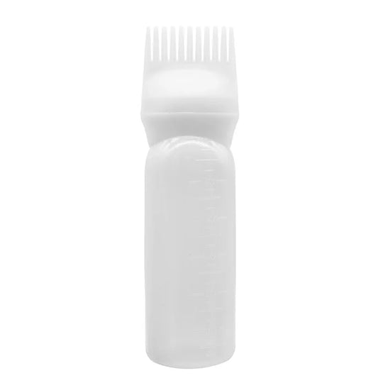 3 Color Salon Hair Oil Applicator Bottle Professional Hairdressing Dyeing Comb Bottles Barbershop Hairdresser Coloring Supplies