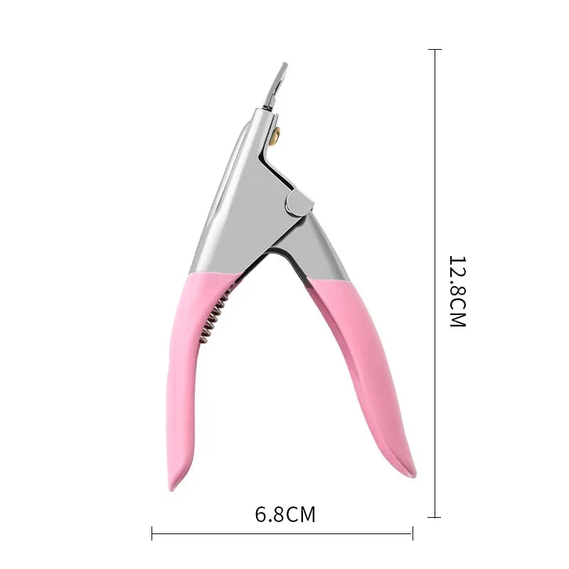 Mini Magnet for Acrylic Nails Manicure Tips False Nail Cutters Cut Same Length Nail Tool Nail Clipper Manicure Supplies