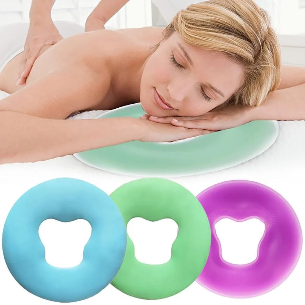 1 PC Silicone Pillow Soft Massage Cushion Face Pillow 