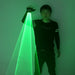 New Green Rotating Laser Gloves Whirlwind Handheld Laser Cannon DJ Dancing Club Tunnel Effect Vortex Laser Glove LED Light