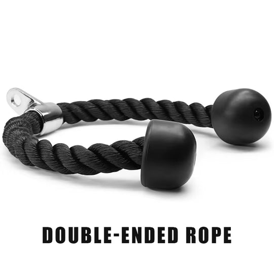 Pull down Rope Single Handle Triceps Biceps Workout Attachment for Cable Machine Fitness Pulley Workouts