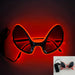 Luminous Fluorescent Glasses LED Glowing Party Supplies Steampunk Glasses with Lights Flashing Neon Goggles Glasses Club Props