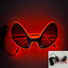 Luminous Fluorescent Glasses LED Glowing Party Supplies Steampunk Glasses with Lights Flashing Neon Goggles Glasses Club Props