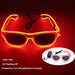 Cool Luminous Colorful LED Light up Glasses Glowing Neon Light Flashing Party Glasses for Nightclub DJ Dance Party Decor