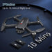 H16 Drone with Camera for Adults 4K, Foldable Drone for Beginners with Brushless Motor, Optical Flow Positioning, with 2 Batteries and Carrying Case