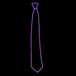 Men Glowing Tie Wire Neon LED Luminous Tie Glasses Cosplay Party Haloween Christmas Luminous Light up DJ Bar Club Stage Prop