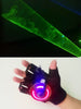 2022 Newest RGB Vortex Laser Gloves Stage Props Nightclub Dancer Costume LED Light Gloves Performance Suppliers