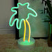 Battery/Usb LED Neon Night Light Sign Flamingo Unicorn Coconut Tree Cactus Pineapple Table Lamp Kids Bedroom Christmas Art Decor